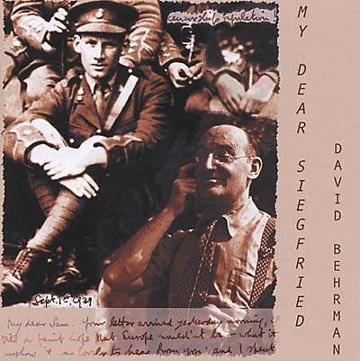 DAVID BEHRMAN - My Dear Siegfried [CD] (ONLINE ORDER ONLY)