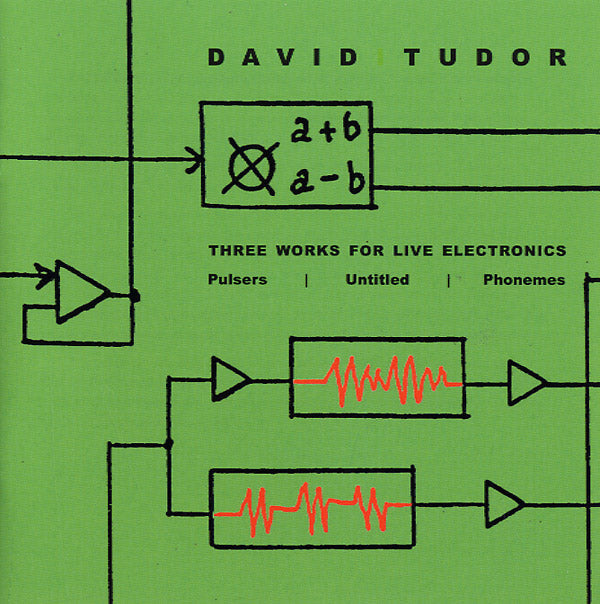 DAVID TUDOR - Three Works For Live Electronics [CD] (ONLINE ORDER ONLY)