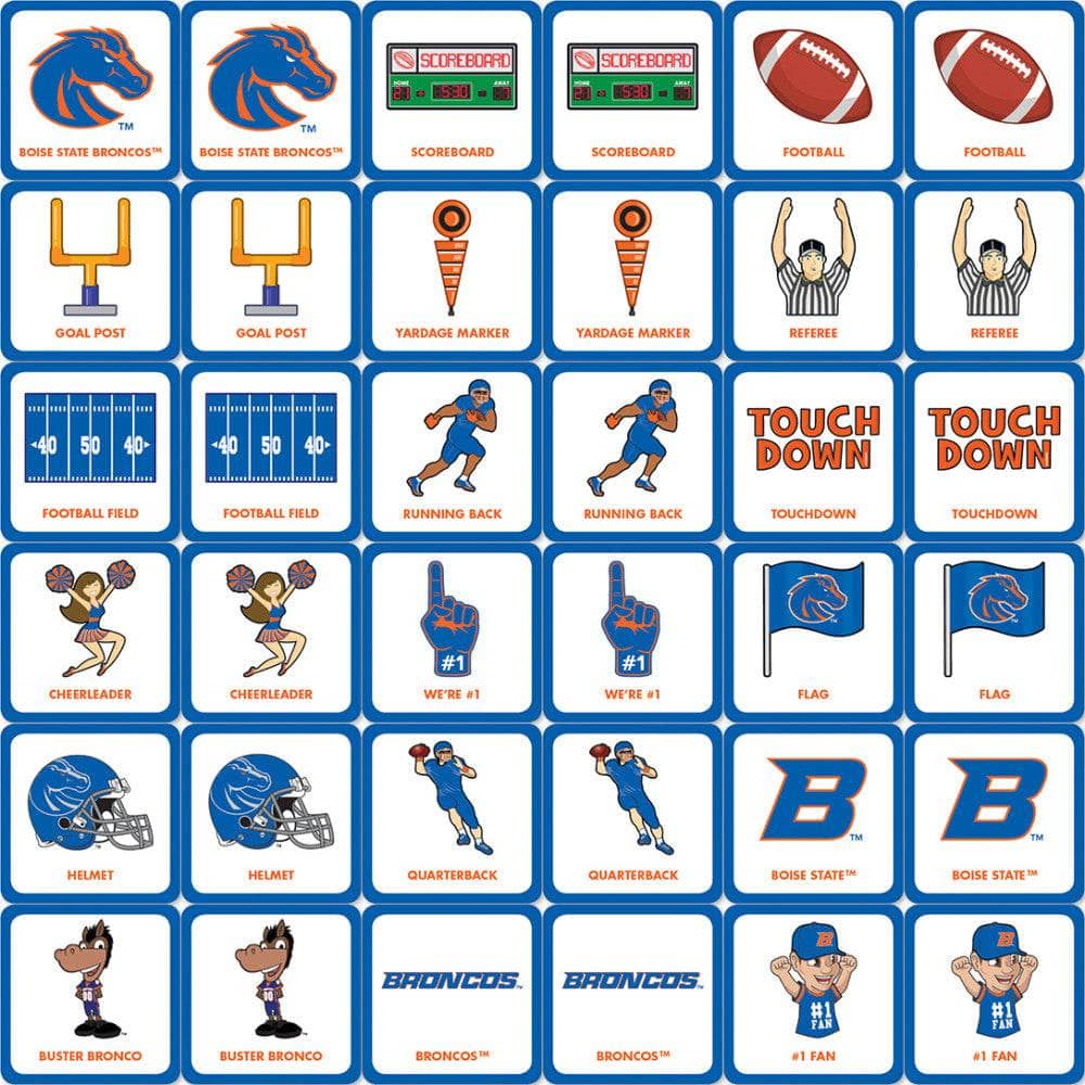 Boise State Broncos Matching Game (ONLINE ORDER ONLY)