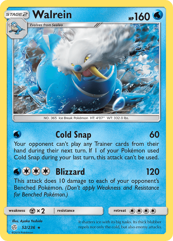 Walrein (52/236) [Sun & Moon: Cosmic Eclipse] (Online Only)