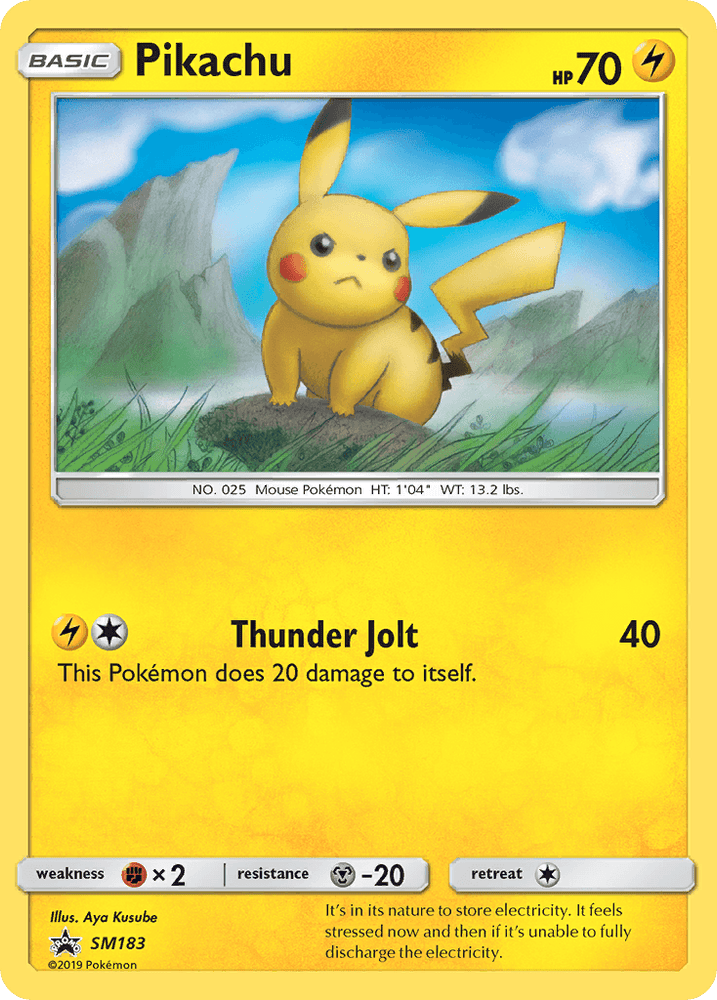 Pikachu (SM183) [Sun & Moon: Black Star Promos] (Online Only)
