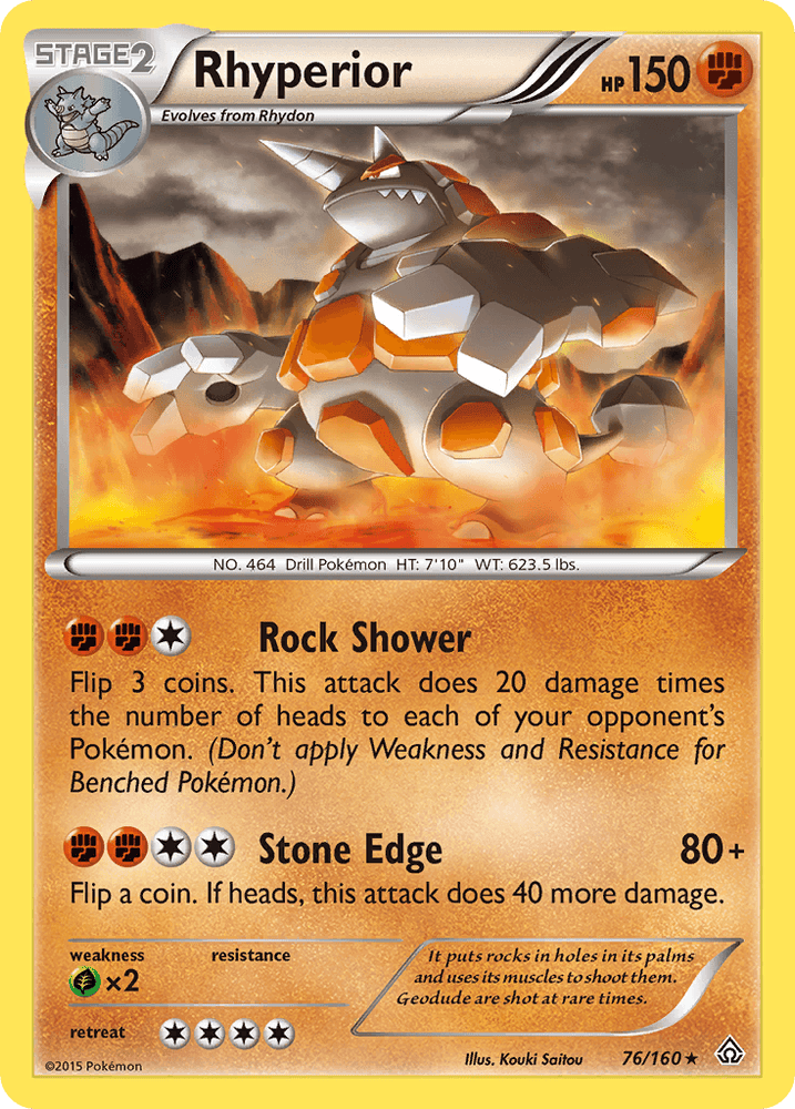 Rhyperior (76/160) [XY: Primal Clash] (Online Only)