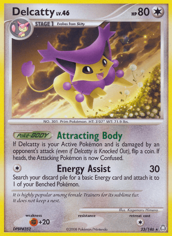 Delcatty (23/146) [Diamond & Pearl: Legends Awakened] (Online Only)