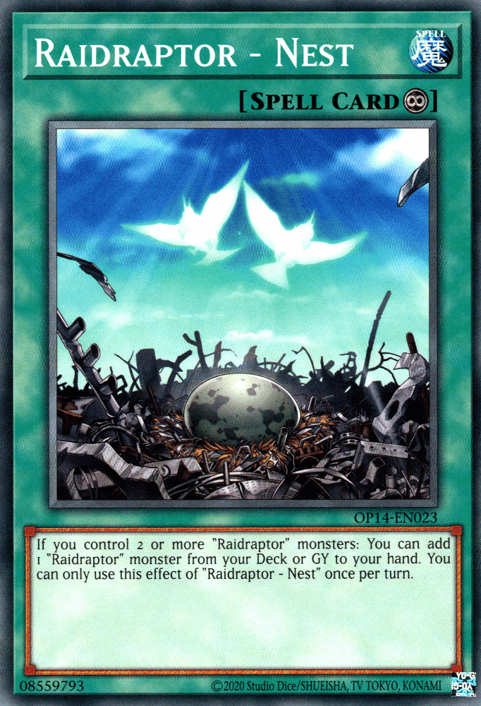 Raidraptor - Nest [OP14-EN023] Common (ONLINE ORDER ONLY)