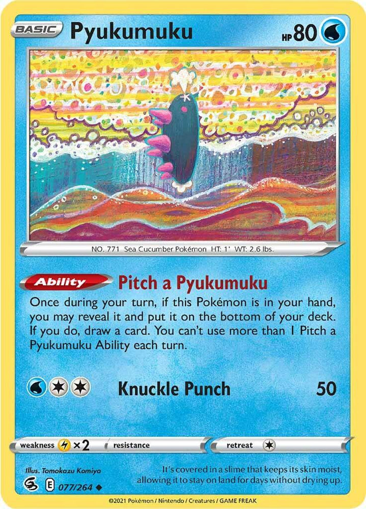 Pyukumuku (077/264) [Sword & Shield: Fusion Strike] (Online Only)