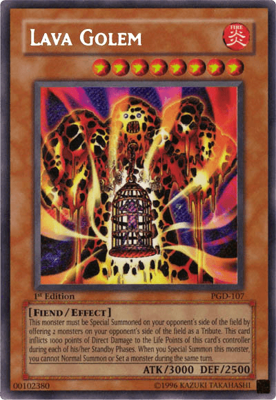 Lava Golem [PGD-107] Secret Rare (ONLINE ORDER ONLY)