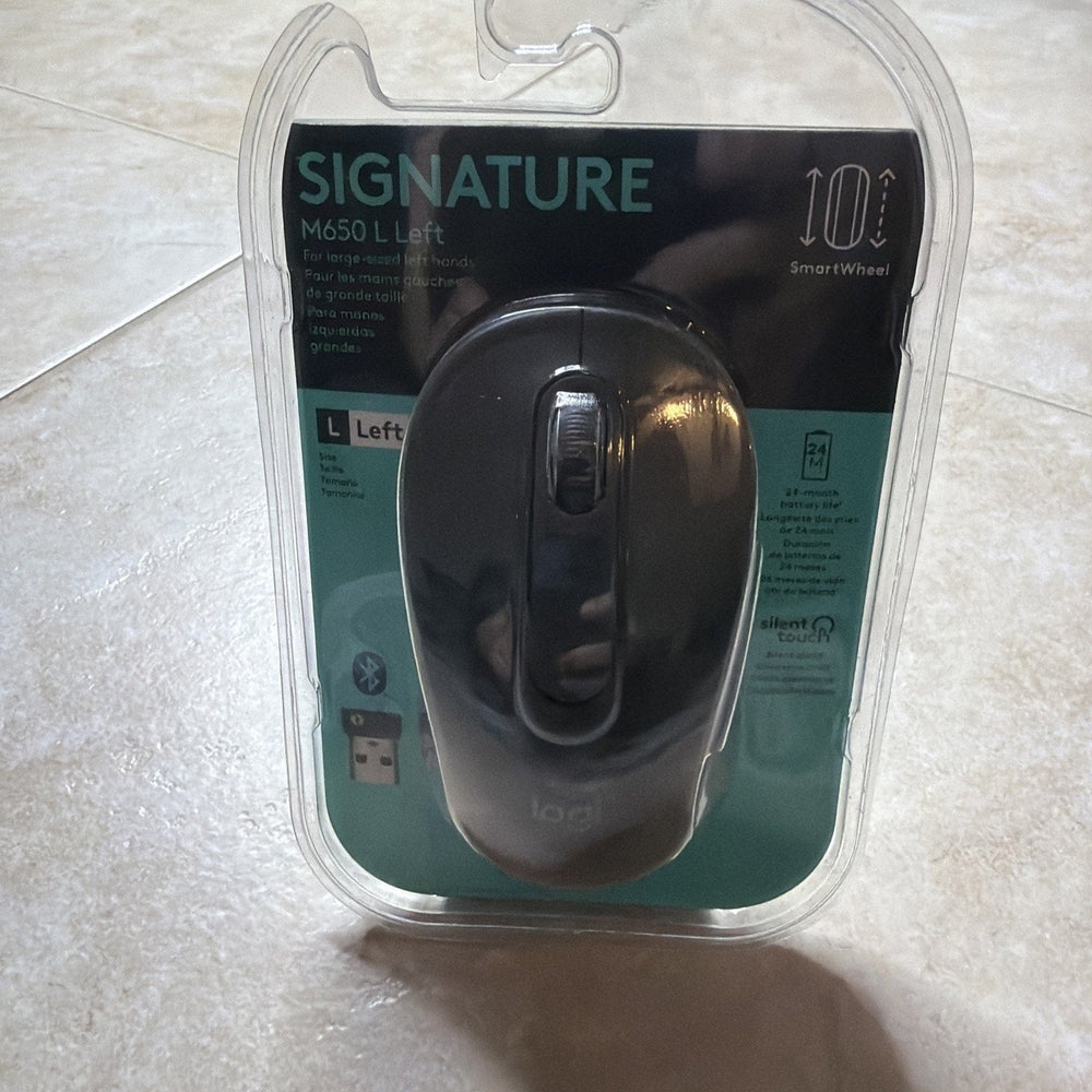Logitech Signature M650 L Left Wireless Mouse For Left Hand 910-006234 Graphite (ONLINE ORDER ONLY)