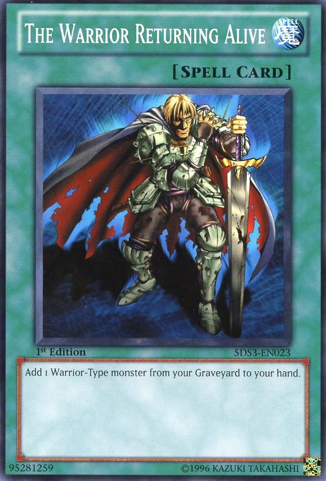The Warrior Returning Alive [5DS3-EN023] Common (ONLINE ORDER ONLY)