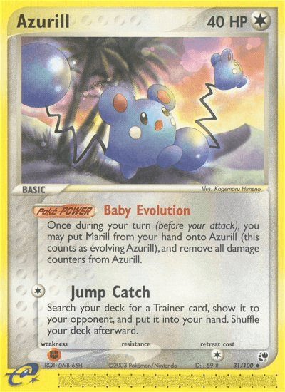 Azurill (31/100) [EX: Sandstorm] (Online Only)
