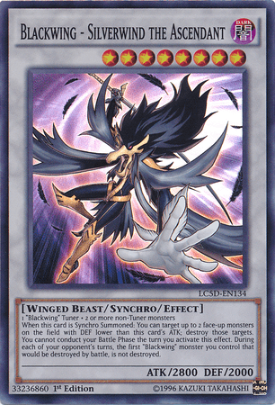 Blackwing - Silverwind the Ascendant [LC5D-EN134] Super Rare (ONLINE ORDER ONLY)