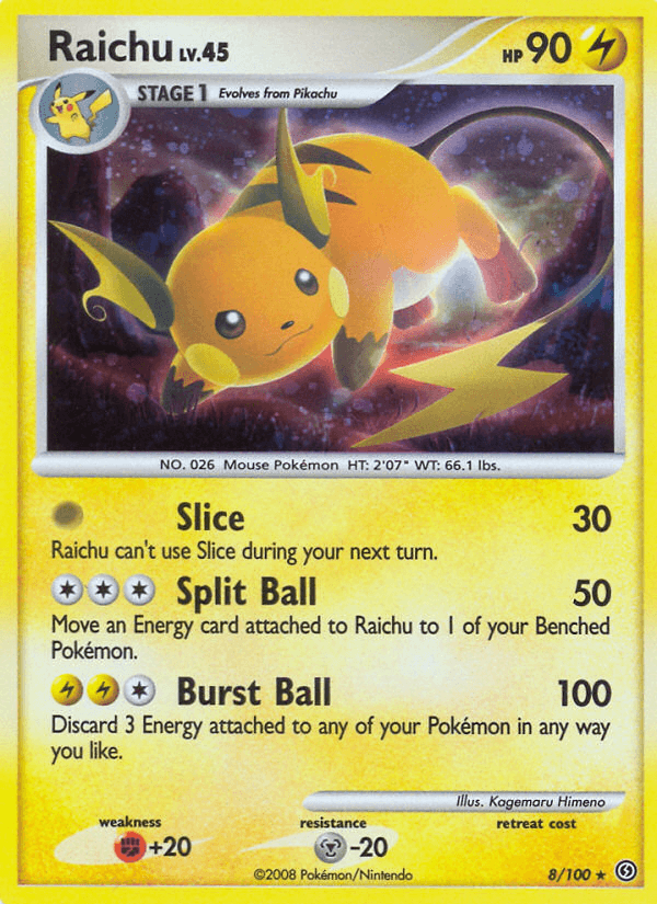 Raichu (8/100) [Diamond & Pearl: Stormfront] (Online Only)