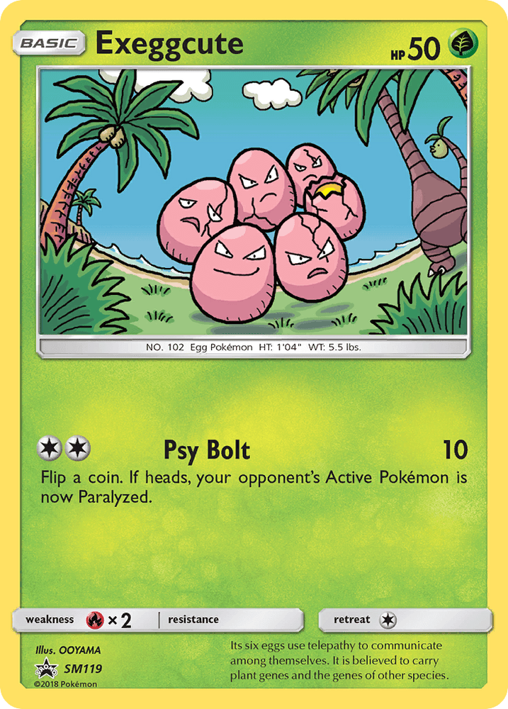 Exeggcute (SM119) [Sun & Moon: Black Star Promos] (Online Only)