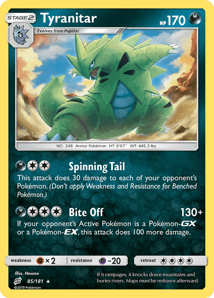 Tyranitar (85/181) [Sun & Moon: Team Up] (Online Only)