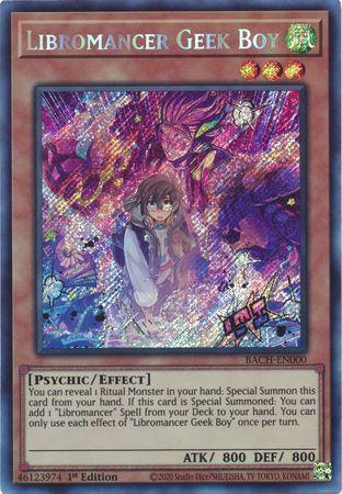 Libromancer Geek Boy [BACH-EN000] Secret Rare (ONLINE ORDER ONLY)
