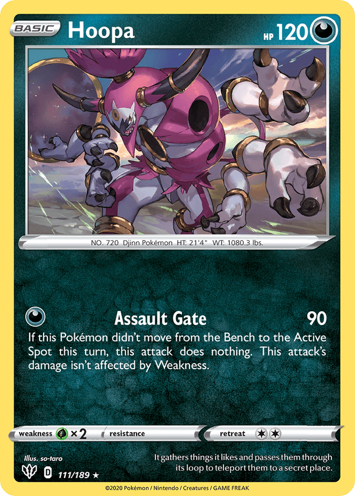 Hoopa (111/189) [Sword & Shield: Darkness Ablaze] (Online Only)