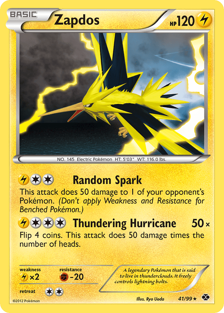 Zapdos (41/99) [Black & White: Next Destinies] (Online Only)