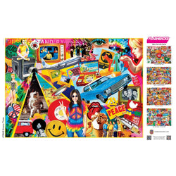 Flashbacks - Groovy Times 1000 Piece Jigsaw Puzzle (ONLINE ORDER ONLY)