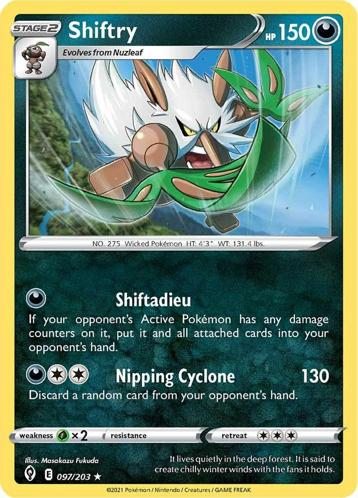 Shiftry (097/203) [Sword & Shield: Evolving Skies] (Online Only)