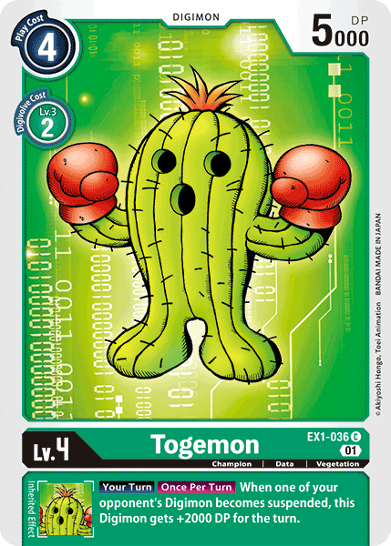 Togemon [EX1-036] [Classic Collection] (ONLINE ORDER ONLY)