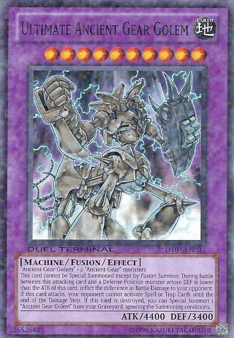 Ultimate Ancient Gear Golem [DT03-EN033] Common (ONLINE ORDER ONLY)