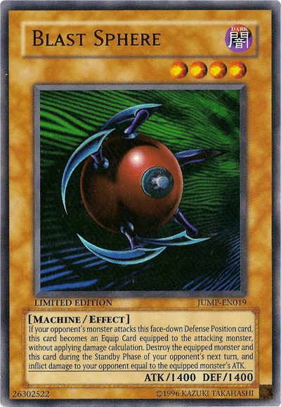 Blast Sphere [JUMP-EN019] Ultra Rare (ONLINE ORDER ONLY)
