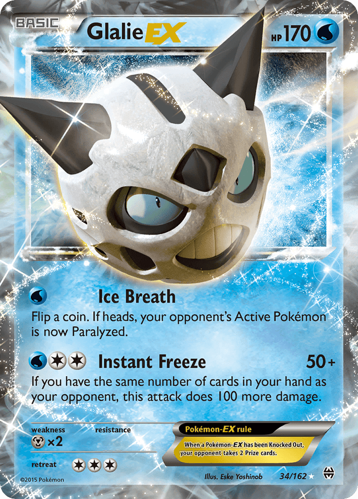 Glalie EX (34/162) [XY: BREAKthrough] (Online Only)
