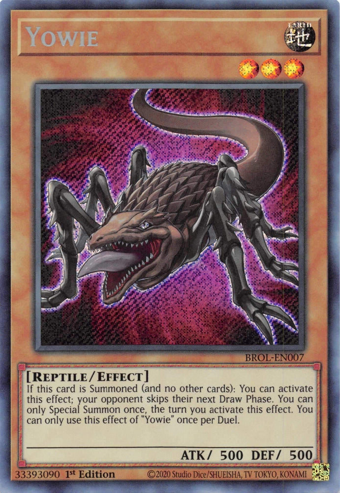Yowie [BROL-EN007] Secret Rare (ONLINE ORDER ONLY)
