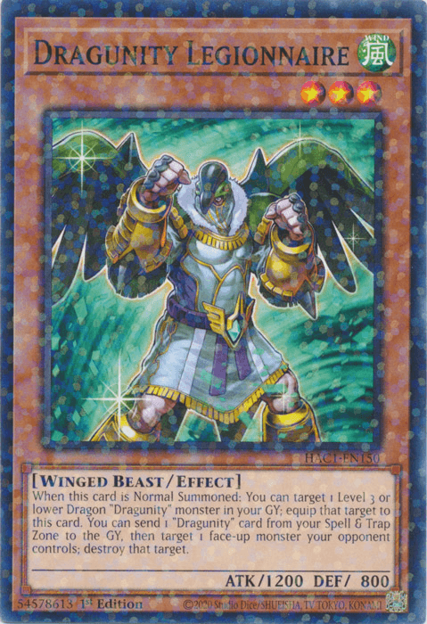 Dragunity Legionnaire (Duel Terminal) [HAC1-EN150] Common (ONLINE ORDER ONLY)
