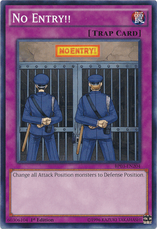No Entry!! [BP03-EN204] Common (ONLINE ORDER ONLY)