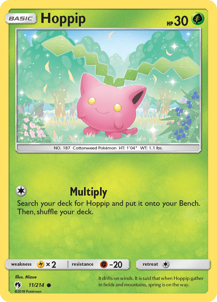 Hoppip (11/214) [Sun & Moon: Lost Thunder] (Online Only)