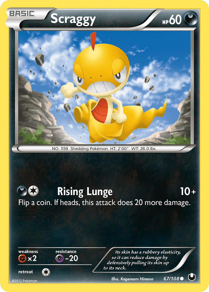 Scraggy (67/108) [Black & White: Dark Explorers] (Online Only)