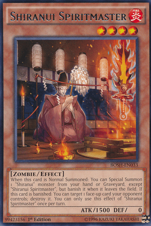 Shiranui Spiritmaster [BOSH-EN033] Rare (ONLINE ORDER ONLY)