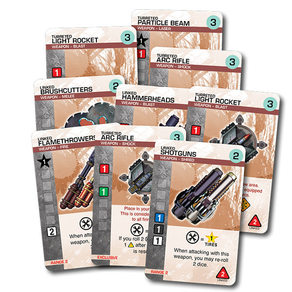 Car Wars: Linked Weapons Pack (ONLINE ORDER ONLY)