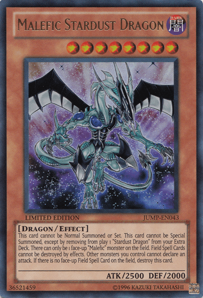 Malefic Stardust Dragon [JUMP-EN043] Ultra Rare (ONLINE ORDER ONLY)