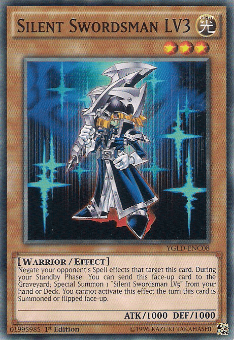 Silent Swordsman LV3 [YGLD-ENC08] Common (ONLINE ORDER ONLY)