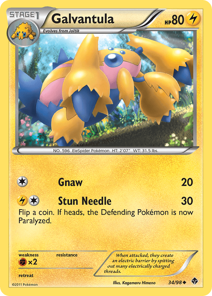 Galvantula (34/98) [Black & White: Emerging Powers] (Online Only)