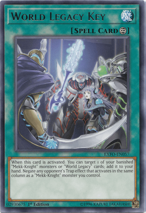 World Legacy Key [EXFO-EN057] Rare (ONLINE ORDER ONLY)