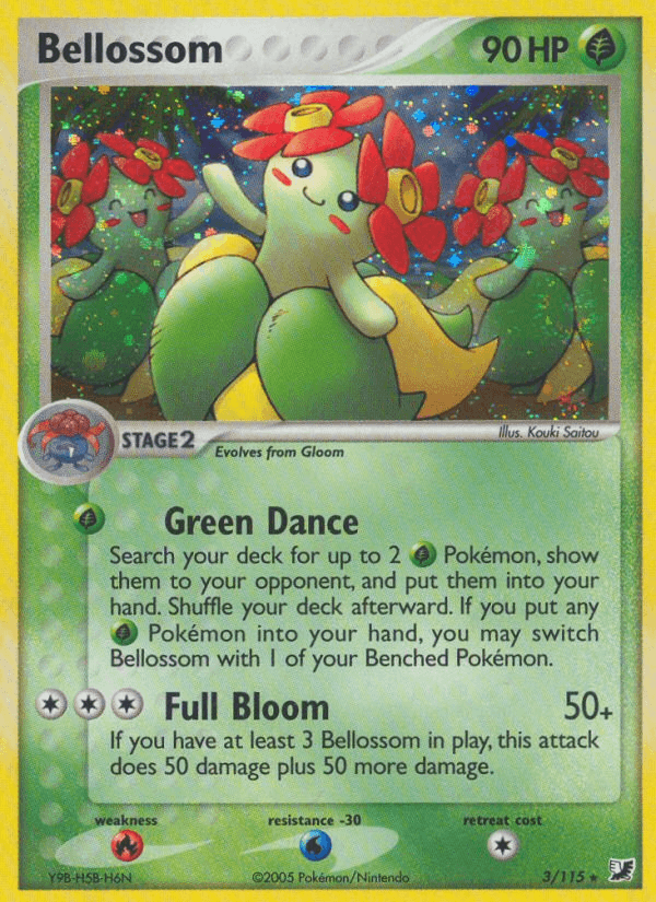 Bellossom (3/115) [EX: Unseen Forces] (Online Only)