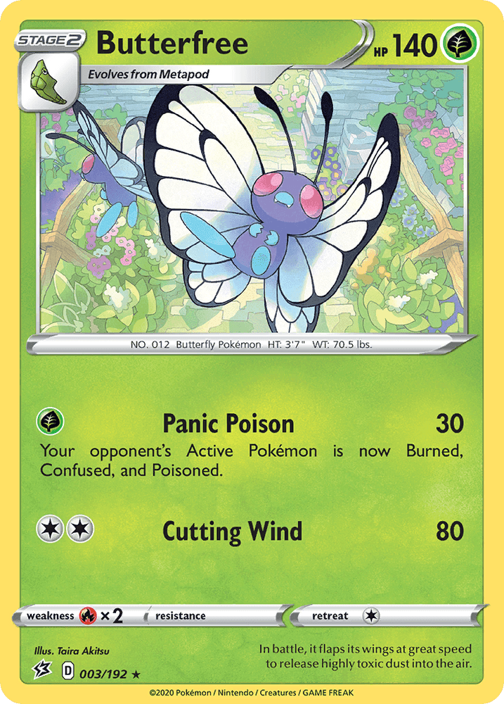 Butterfree (003/192) [Sword & Shield: Rebel Clash] (Online Only)