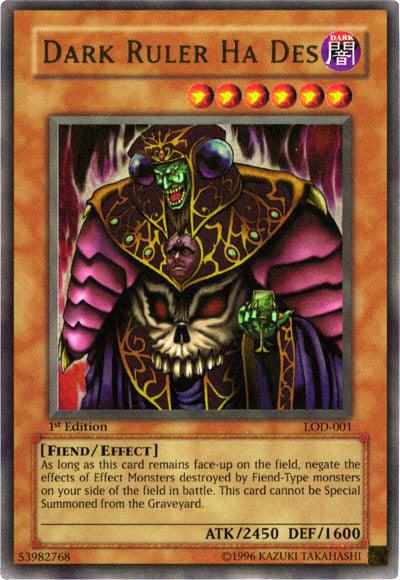 Dark Ruler Ha Des [LOD-001] Ultra Rare (ONLINE ORDER ONLY)