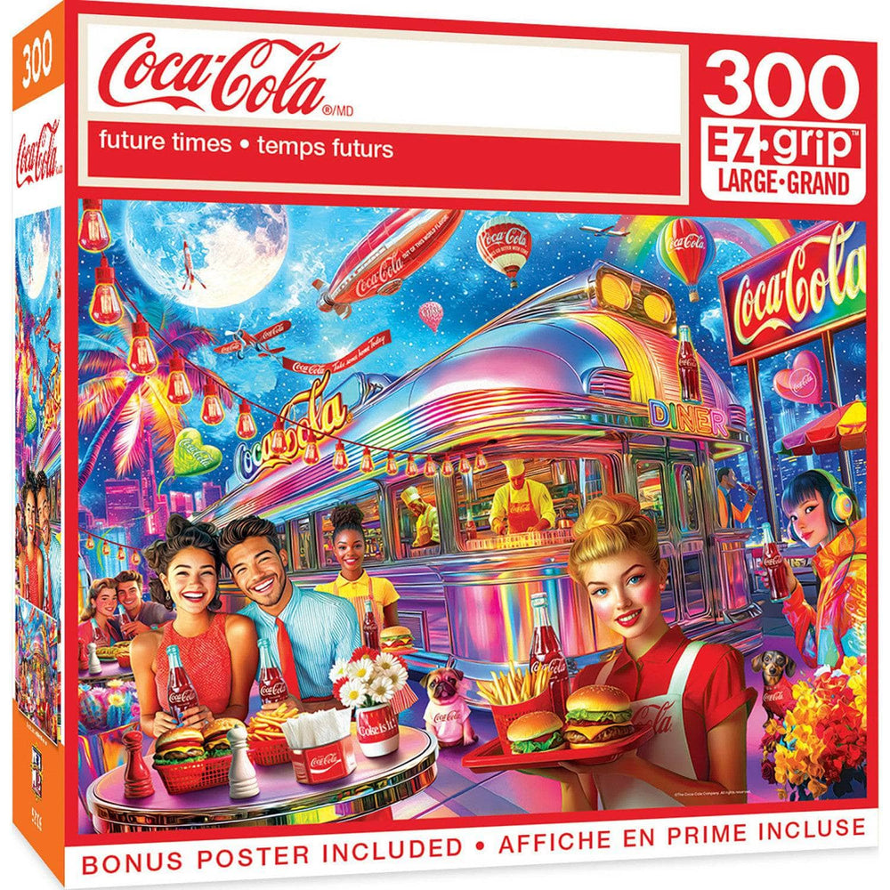Coca-Cola - Future Times 300 Piece EZ Grip Jigsaw Puzzle (ONLINE ORDER ONLY)