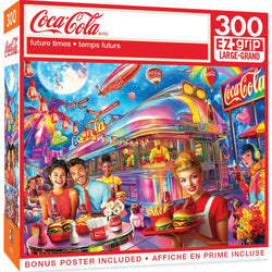 Coca-Cola - Future Times 300 Piece EZ Grip Jigsaw Puzzle (ONLINE ORDER ONLY)