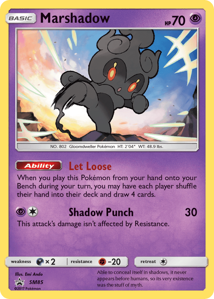 Marshadow (SM85) [Sun & Moon: Black Star Promos] (Online Only)