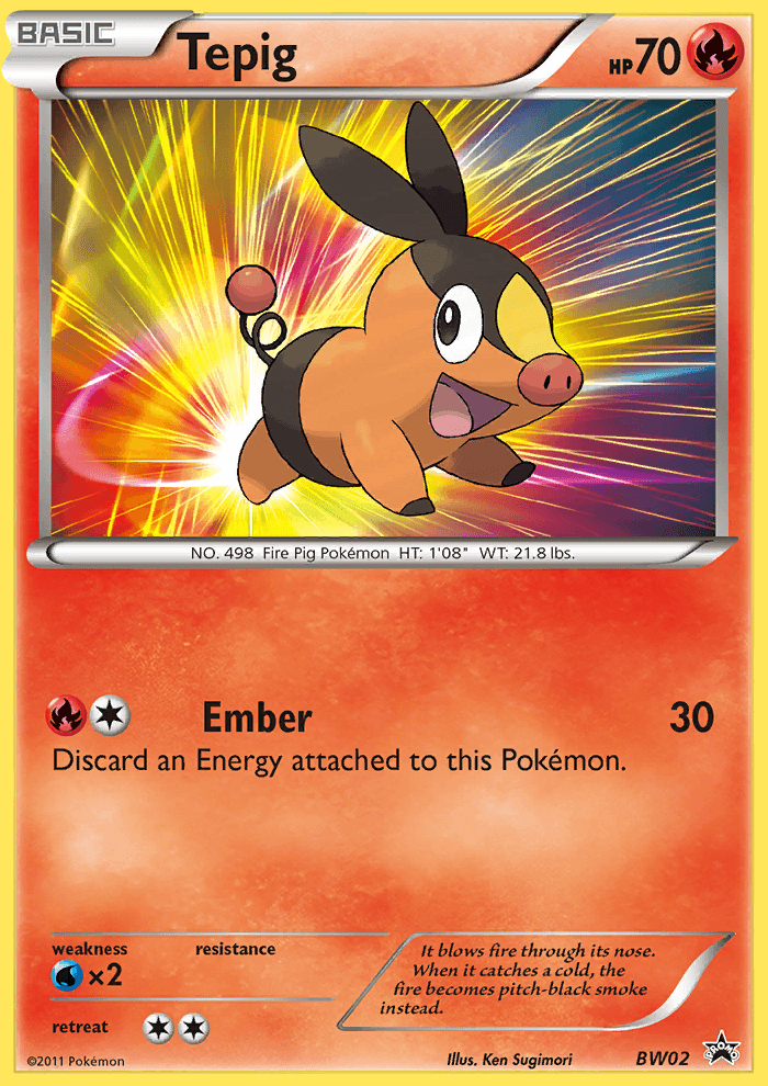 Tepig (BW02) [Black & White: Black Star Promos] (Online Only)