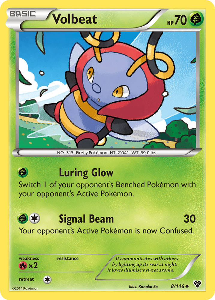 Volbeat (8/146) [XY: Base Set] (Online Only)