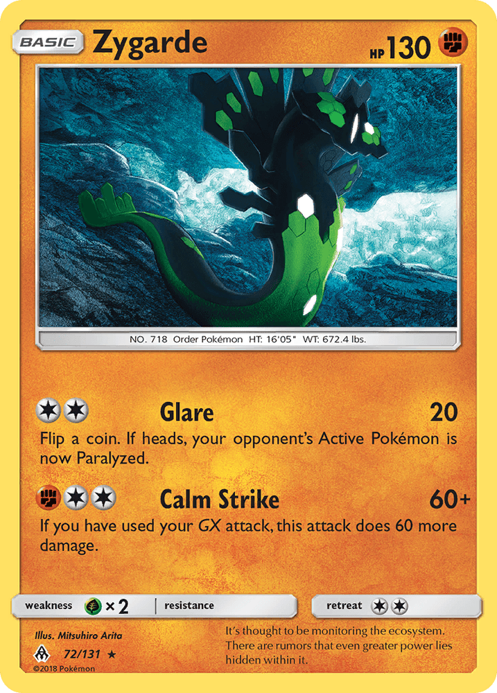 Zygarde (72/131) [Sun & Moon: Forbidden Light] (Online Only)