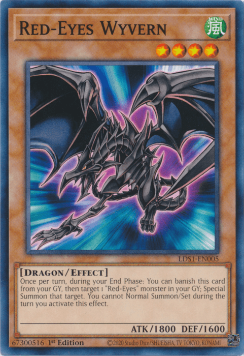 Red-Eyes Wyvern [LDS1-EN005] Common (ONLINE ORDER ONLY)