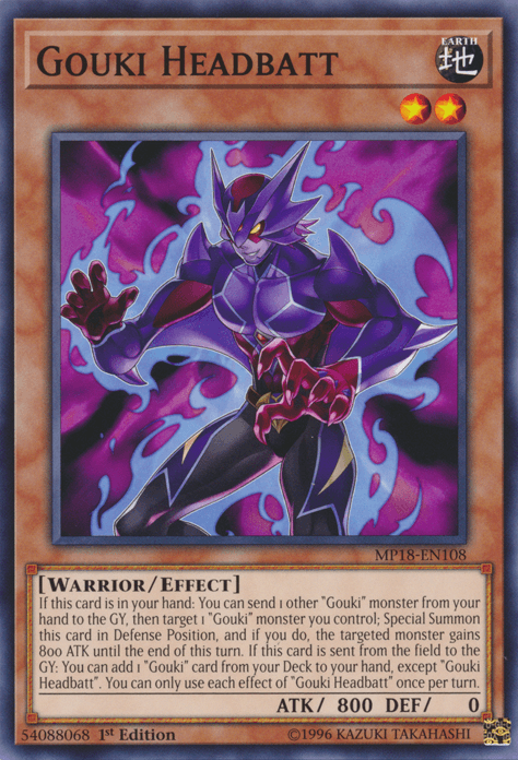 Gouki Headbatt [MP18-EN108] Common (ONLINE ORDER ONLY)