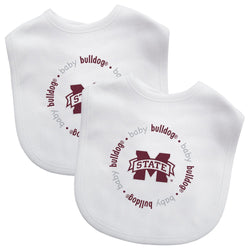 Mississippi State Bulldogs - Baby Bibs 2-Pack (ONLINE ORDER ONLY)