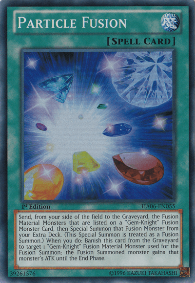 Particle Fusion [HA06-EN055] Super Rare (ONLINE ORDER ONLY)
